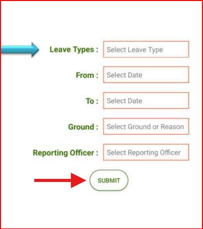 Steps to Apply for fresh leave.